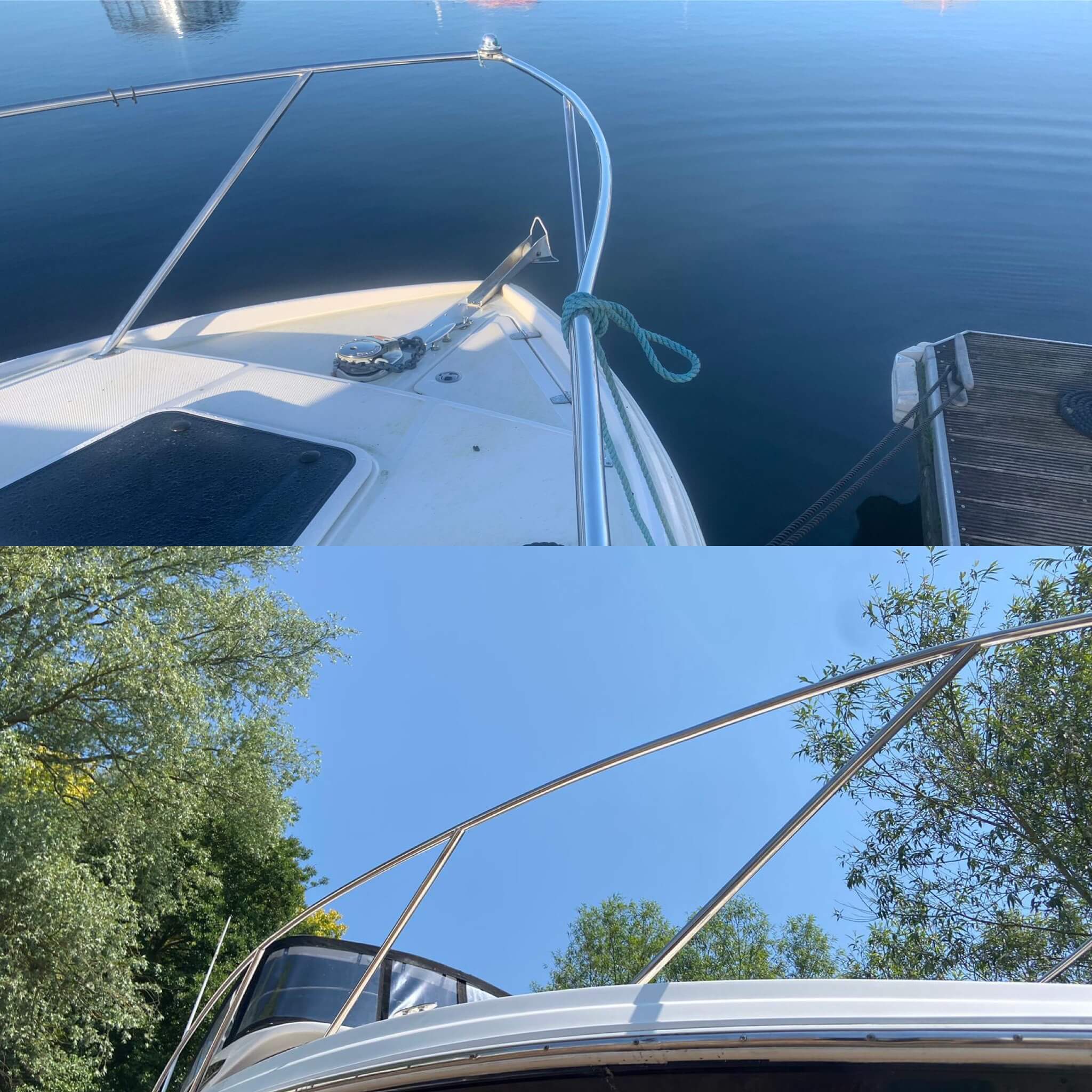 stainless handrail boat repairs